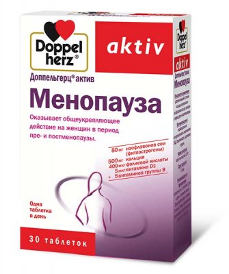Купить doppelherz (доппельгерц) актив менопауза, таблетки, 30 шт бад в Нижнем Новгороде