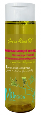 Купить green mama (грин мама) тоник для лица успокаивающий морские водоросли, 200мл в Нижнем Новгороде