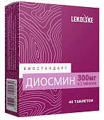 Купить биостандарт диосмин леколайк, таблетки массой 550мг 40шт бад в Нижнем Новгороде