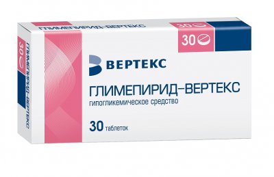 Купить глимепирид, таблетки 4мг, 30 шт в Нижнем Новгороде