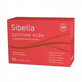 Купить sibella (сибелла) дуослим кофе с ароматом капучино, пакет-саше 2г, 10 шт бад в Нижнем Новгороде