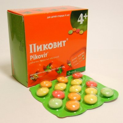 Купить пиковит, таблетки покрытые оболочкой, 60 шт в Нижнем Новгороде