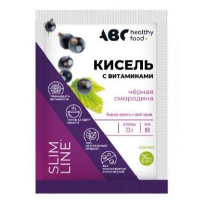 Купить кисель детский витамины-кальций для детей со вкусом черной смородины витошка abc healthy food (хэлфи фуд), 25г в Нижнем Новгороде