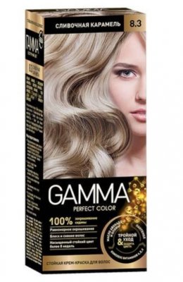Купить гамма перфект (gamma perfect) крем-краска для волос (8.3) сливочная карамель в Нижнем Новгороде