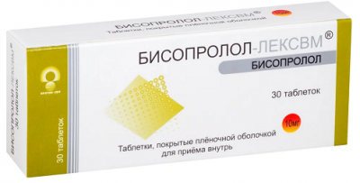 Купить бисопролол-лексвм, таблетки, покрытые пленочной оболочкой 10мг, 30 шт в Нижнем Новгороде